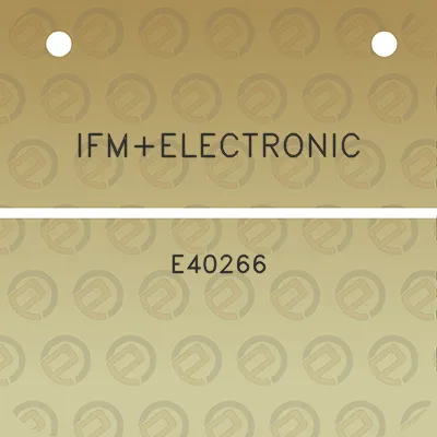 ifmelectronic-e40266