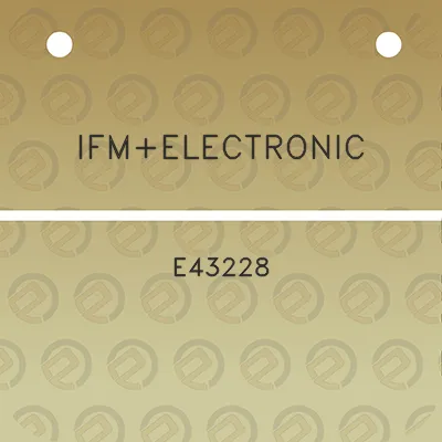 ifmelectronic-e43228