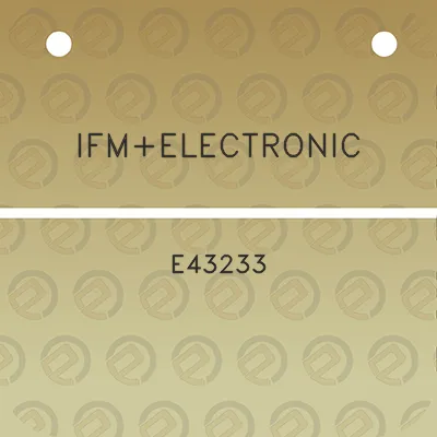 ifmelectronic-e43233