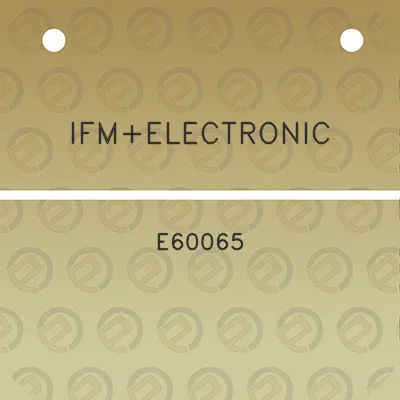 ifmelectronic-e60065