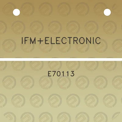 ifmelectronic-e70113