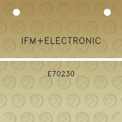 ifmelectronic-e70230