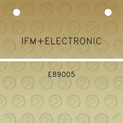 ifmelectronic-e89005