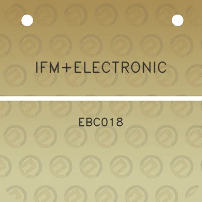 ifmelectronic-ebc018