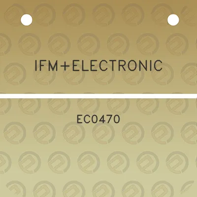 ifmelectronic-ec0470