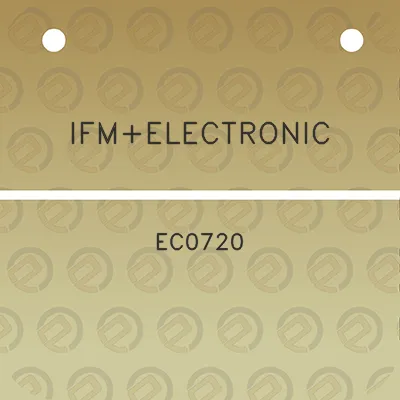 ifmelectronic-ec0720