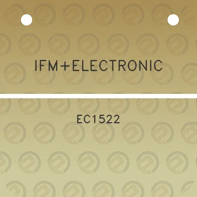 ifmelectronic-ec1522