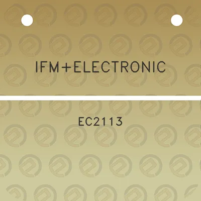 ifmelectronic-ec2113