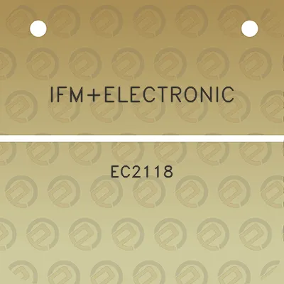 ifmelectronic-ec2118