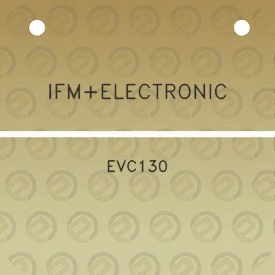 ifmelectronic-evc130