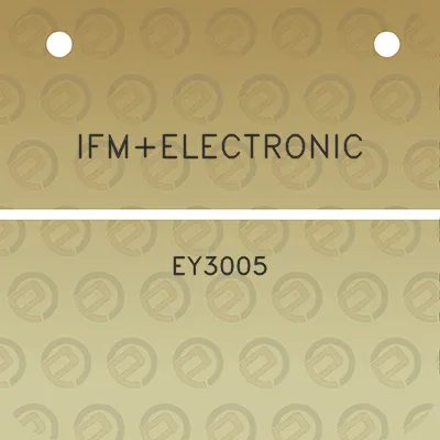 ifmelectronic-ey3005