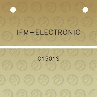 ifmelectronic-g1501s