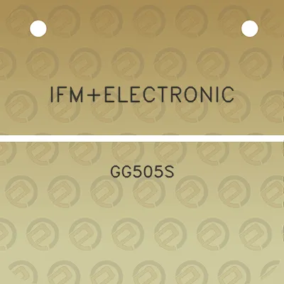 ifmelectronic-gg505s