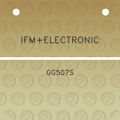 ifmelectronic-gg507s