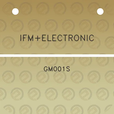 ifmelectronic-gm001s