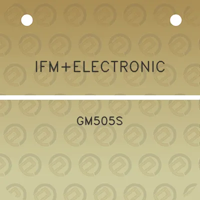 ifmelectronic-gm505s