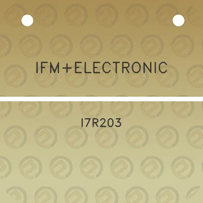 ifmelectronic-i7r203