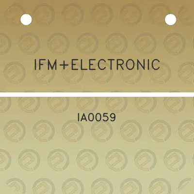 ifmelectronic-ia0059