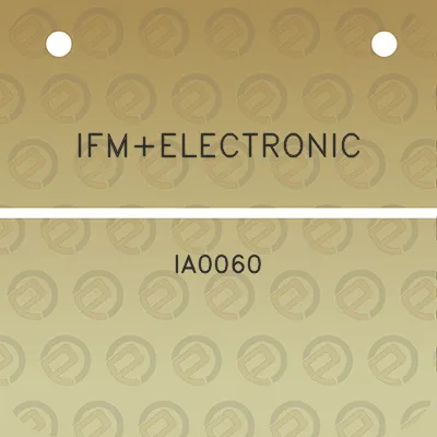 ifmelectronic-ia0060