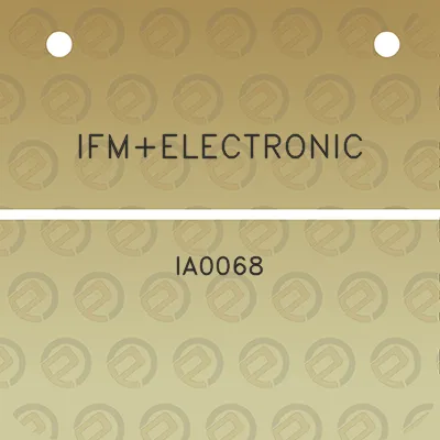 ifmelectronic-ia0068