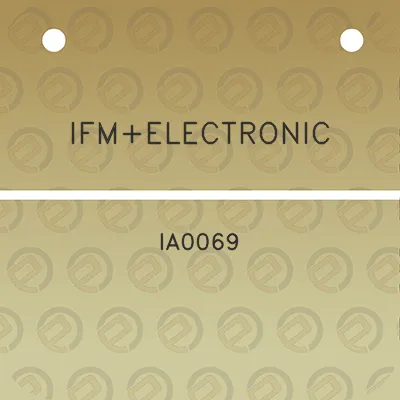 ifmelectronic-ia0069