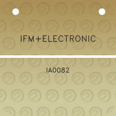 ifmelectronic-ia0082