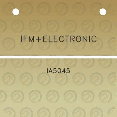 ifmelectronic-ia5045