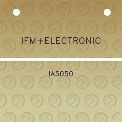 ifmelectronic-ia5050