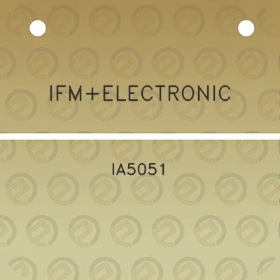 ifmelectronic-ia5051