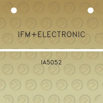 ifmelectronic-ia5052