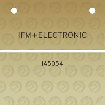 ifmelectronic-ia5054