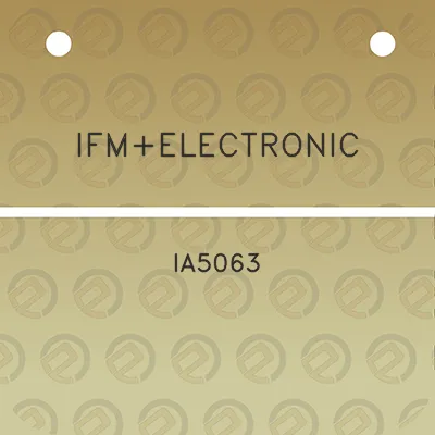 ifmelectronic-ia5063