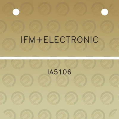 ifmelectronic-ia5106