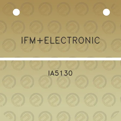 ifmelectronic-ia5130