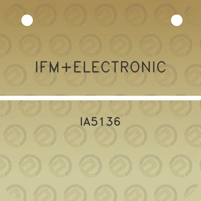 ifmelectronic-ia5136