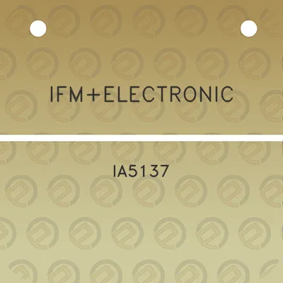 ifmelectronic-ia5137