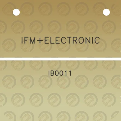 ifmelectronic-ib0011