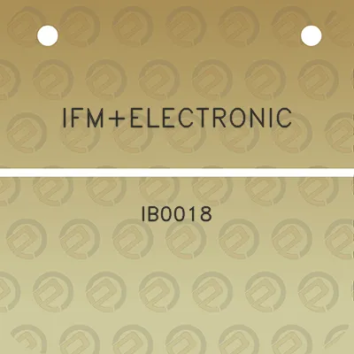 ifmelectronic-ib0018