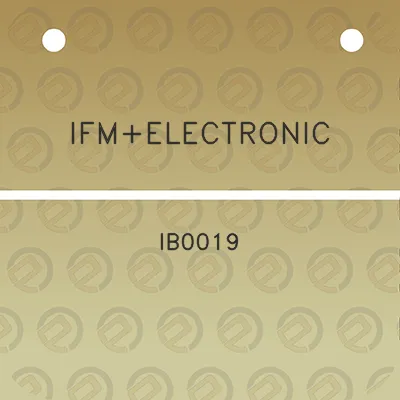 ifmelectronic-ib0019