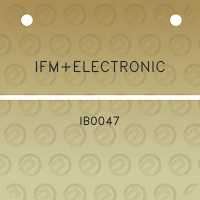 ifmelectronic-ib0047