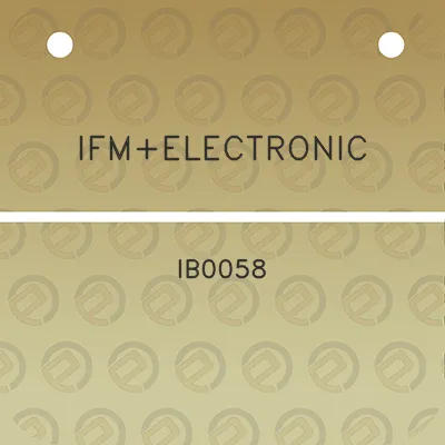 ifmelectronic-ib0058