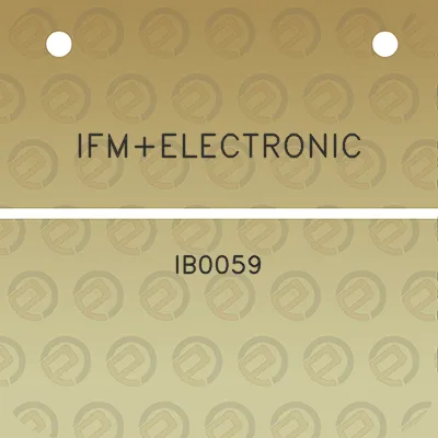 ifmelectronic-ib0059