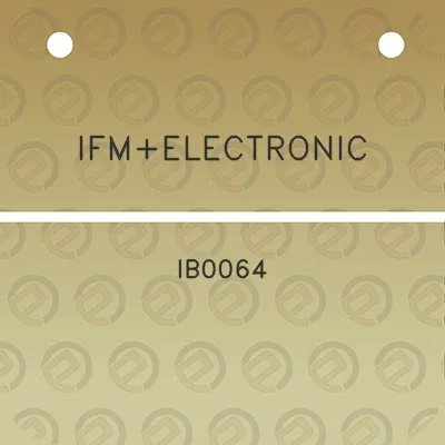 ifmelectronic-ib0064