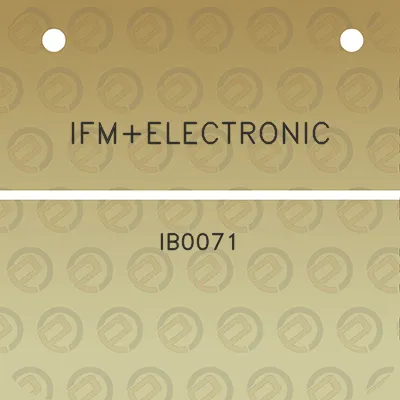 ifmelectronic-ib0071