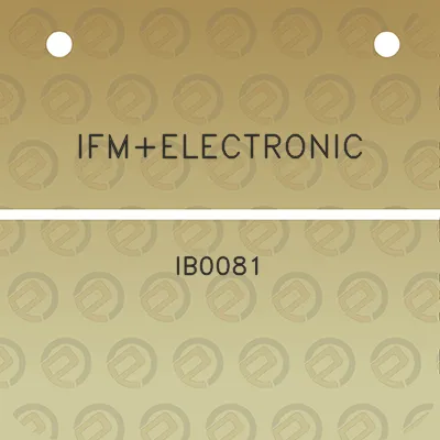 ifmelectronic-ib0081