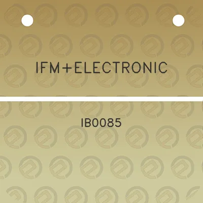 ifmelectronic-ib0085