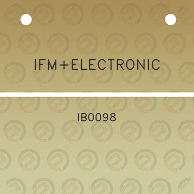 ifmelectronic-ib0098