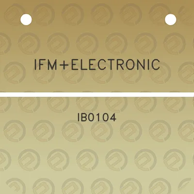 ifmelectronic-ib0104