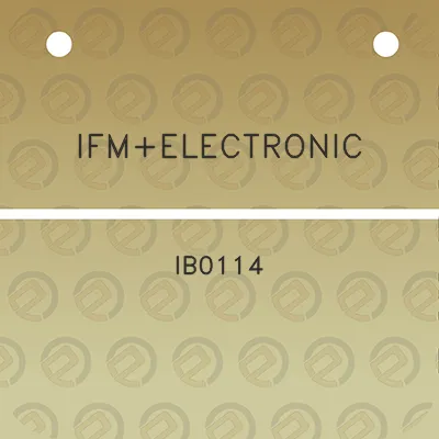 ifmelectronic-ib0114