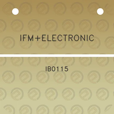 ifmelectronic-ib0115